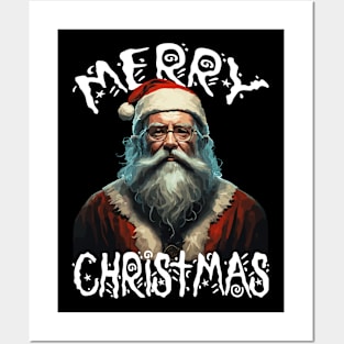 Merry Christmas, Santa Claus, New Year Posters and Art